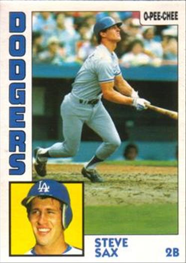 1984 O-Pee-Chee Baseball Cards 144     Steve Sax